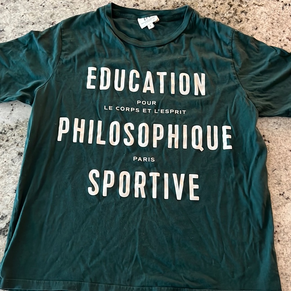 Sezane EPS Tee Green